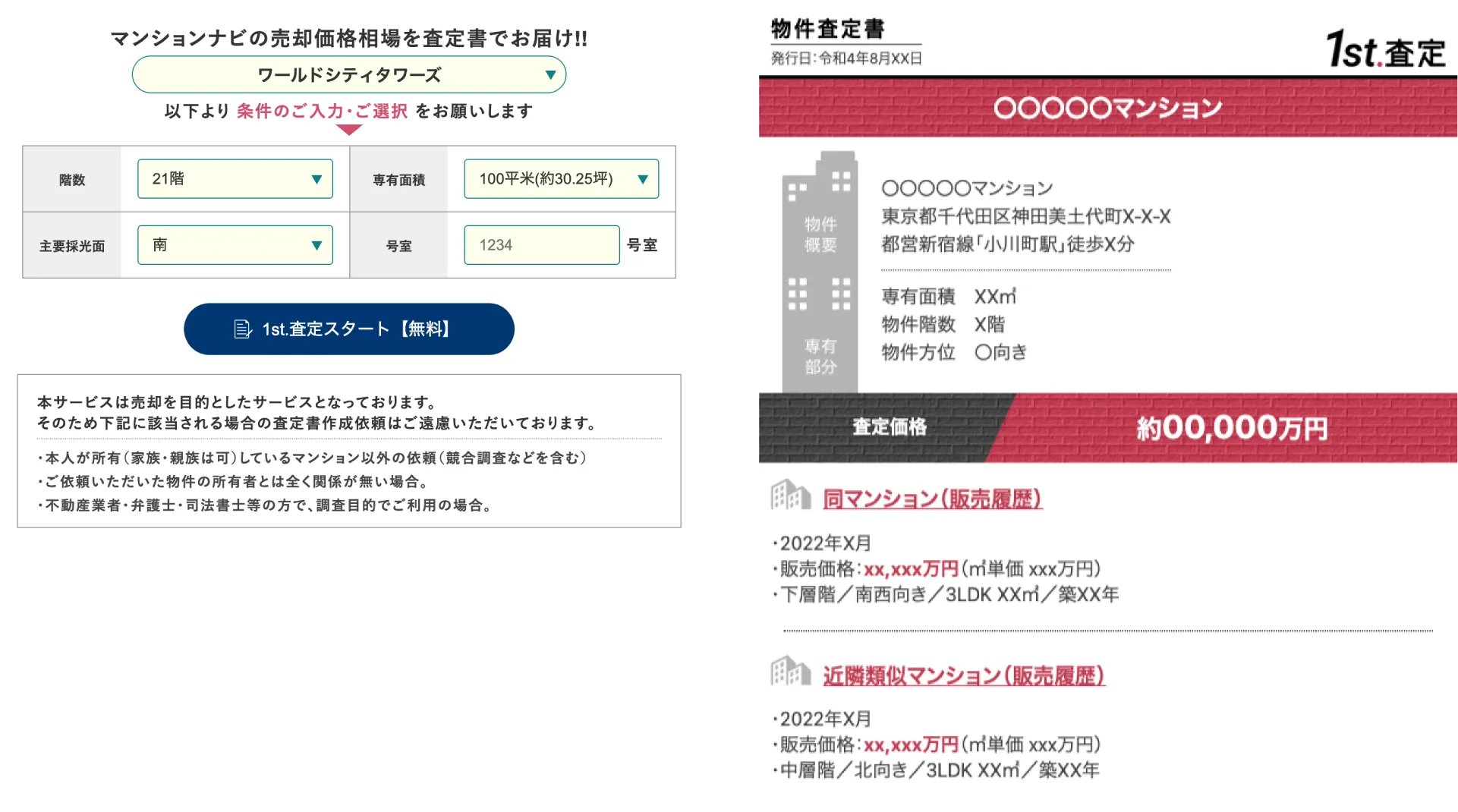 1st査定