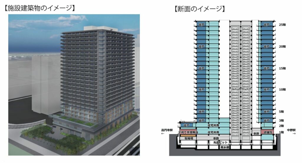 囲町西地区タワーマンション